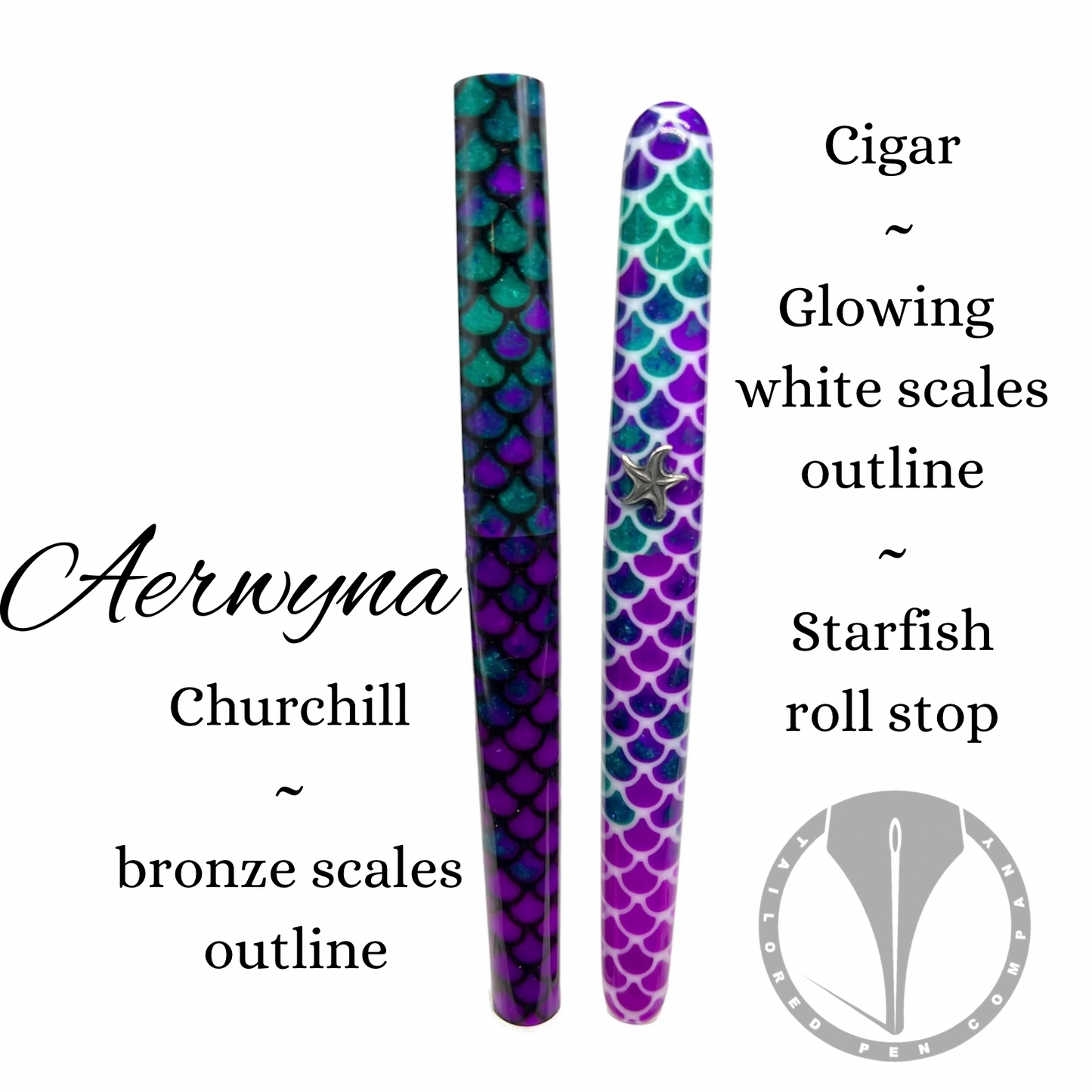 Mermaid Motif Custom Fountain Pen