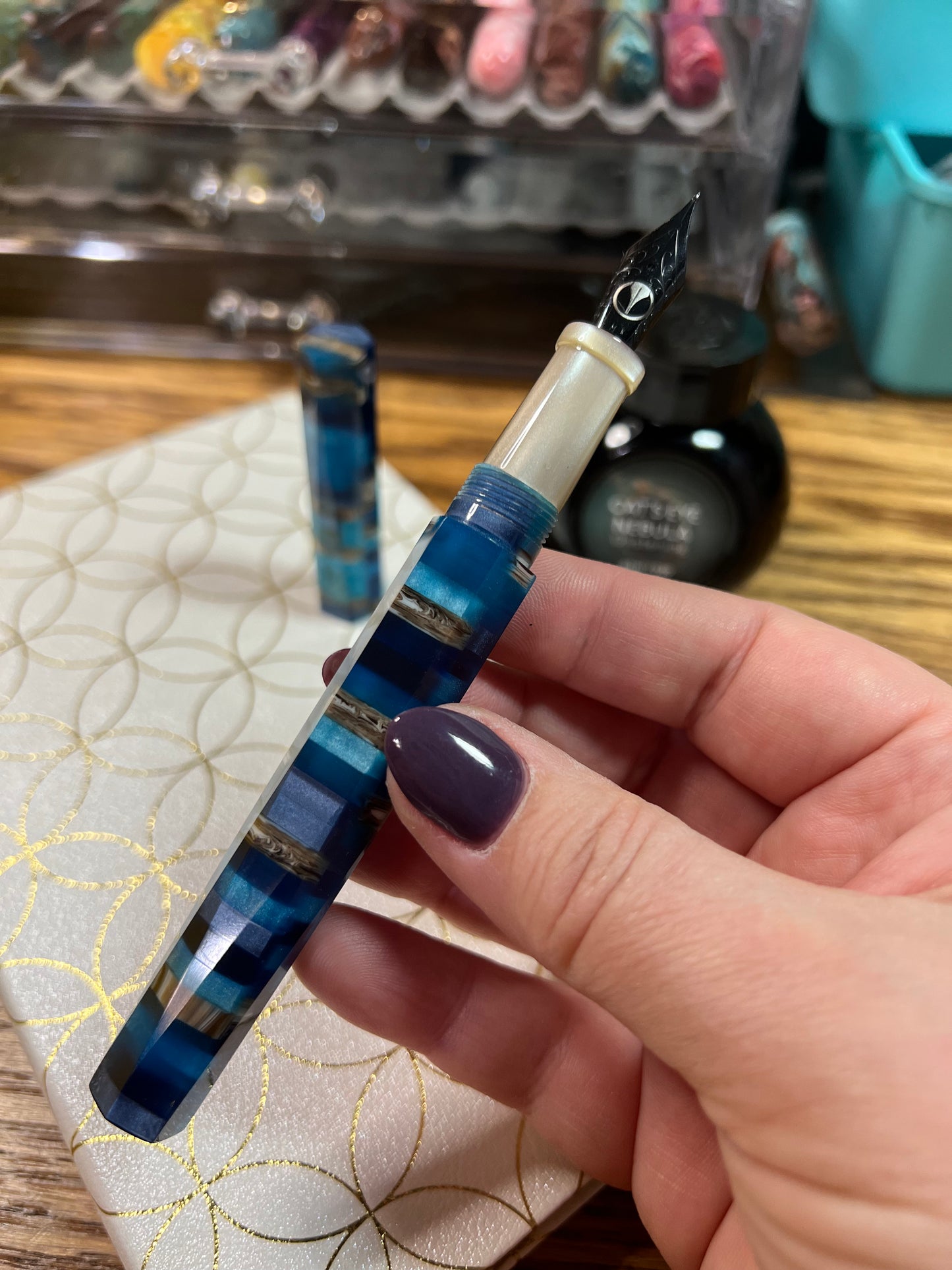Hawaii Mosaico Ascher Fountain Pen