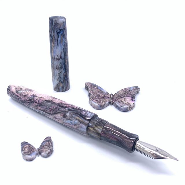 Tiffany Stained Glass Custom Fountain Pen