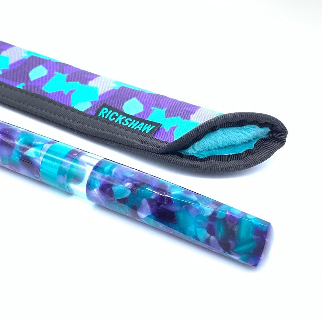 C.S. Azure Plush Pen Sleeve.