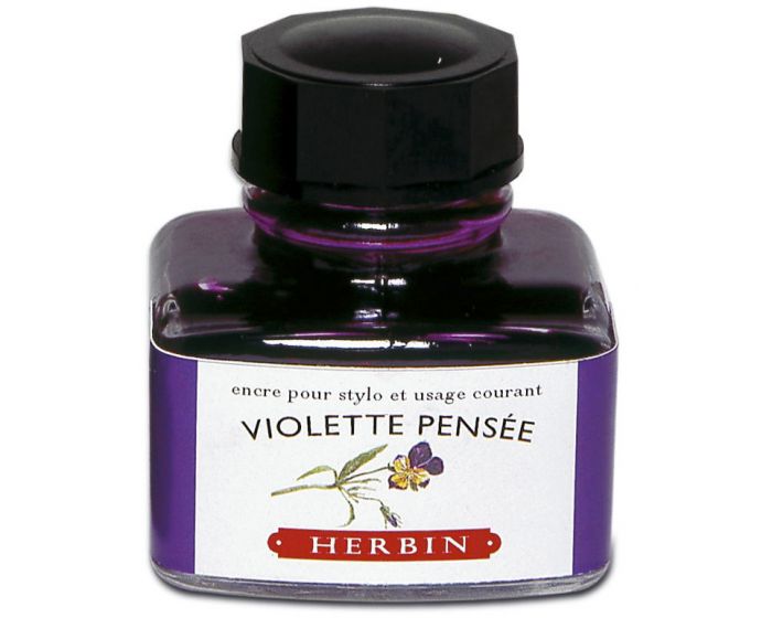 Herbin - Fountain Pen Ink - Violette Pensee - 30ml Bottle