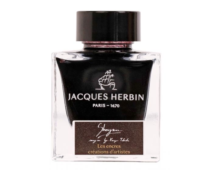 Herbin - Kenzo Takada "Shogun" Ink with Gold and Red Sheen - 50ml Bottle