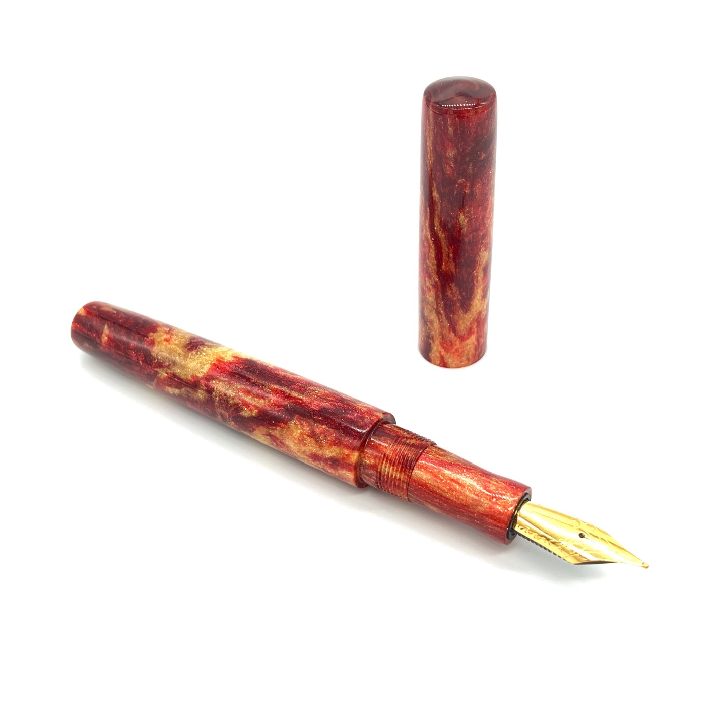 En Fuego Diamond Cast Custom Order Fountain Pen
