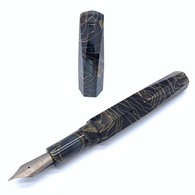Chestnut Rose in TPC large Ascher style and Bock #8 nib.