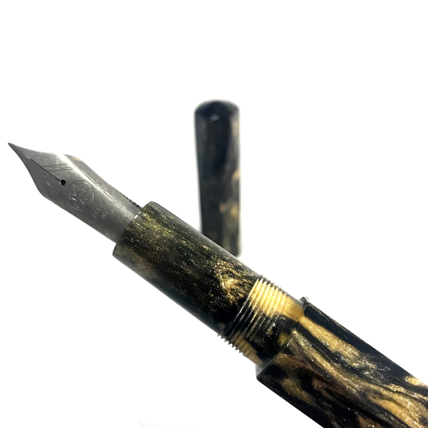 Damascene DiamondCast Custom Order Fountain Pen