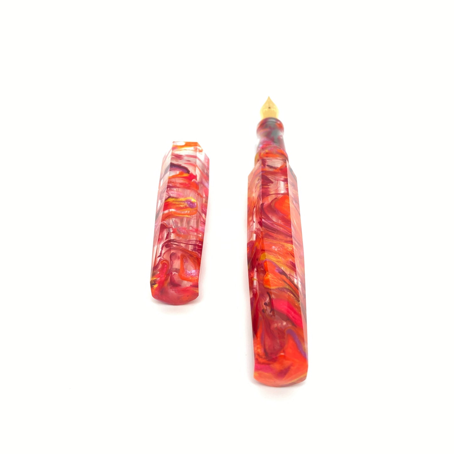 Solar Flare Translucent Demonstrator Custom Order Fountain Pen