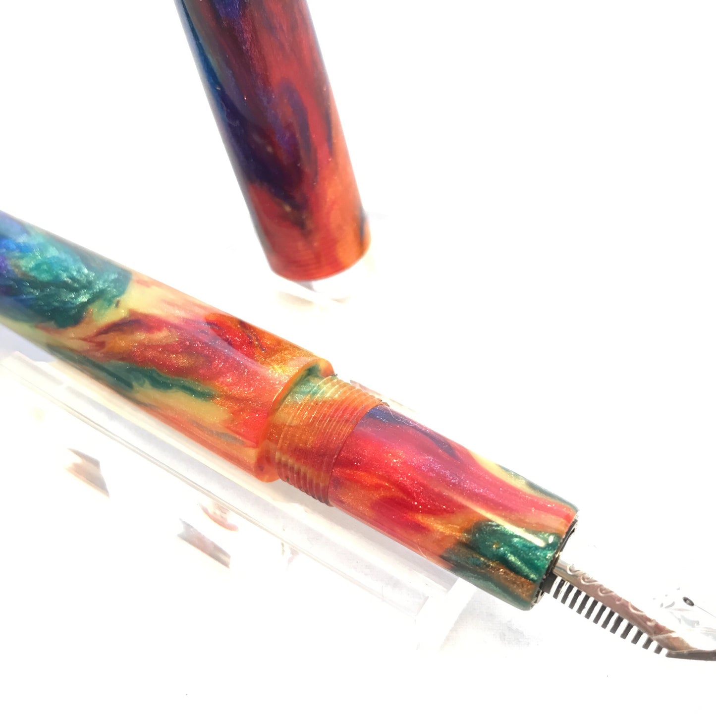 Oil Slick DiamondCast Custom Order Fountain Pen