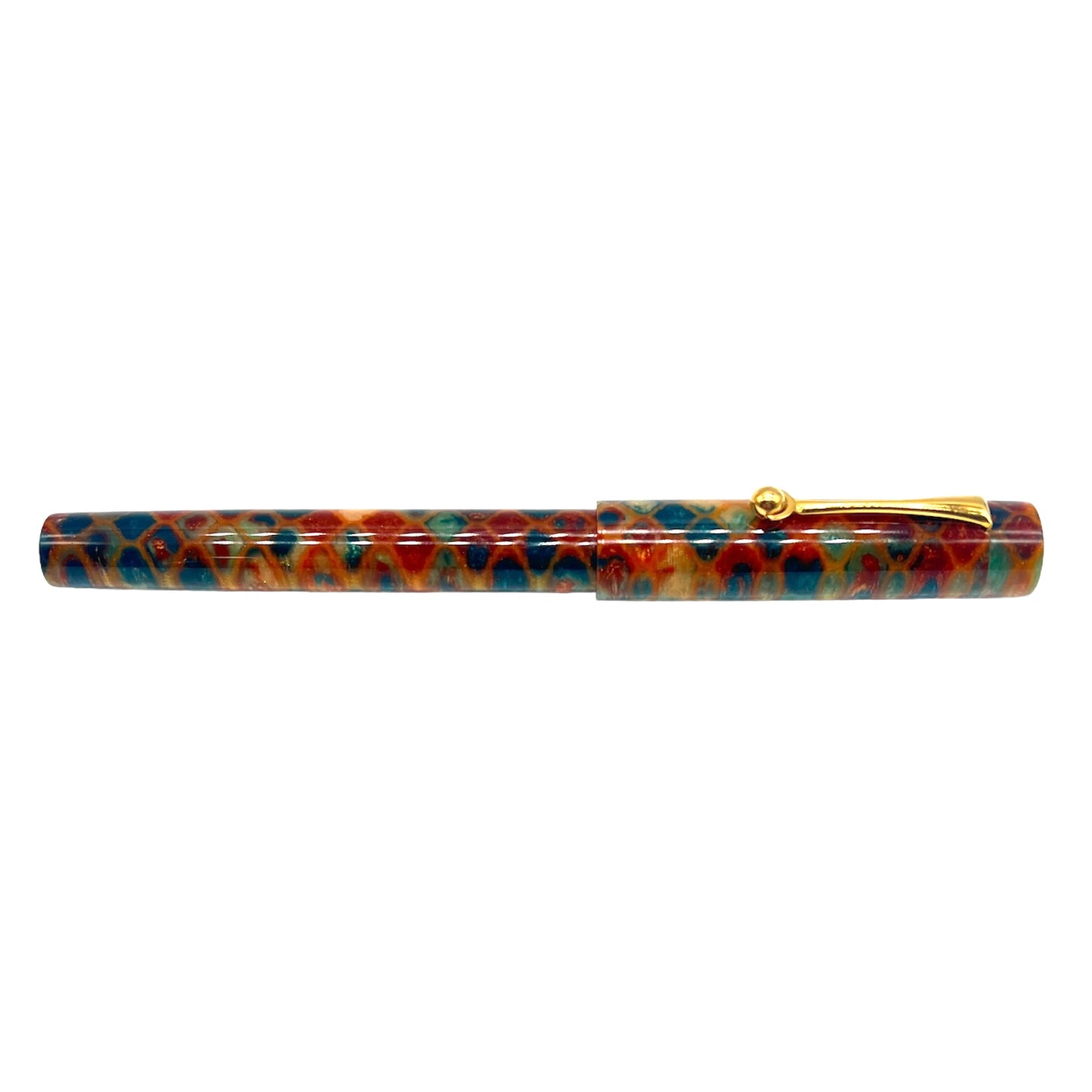 Stained Glass Motif Fountain Pen