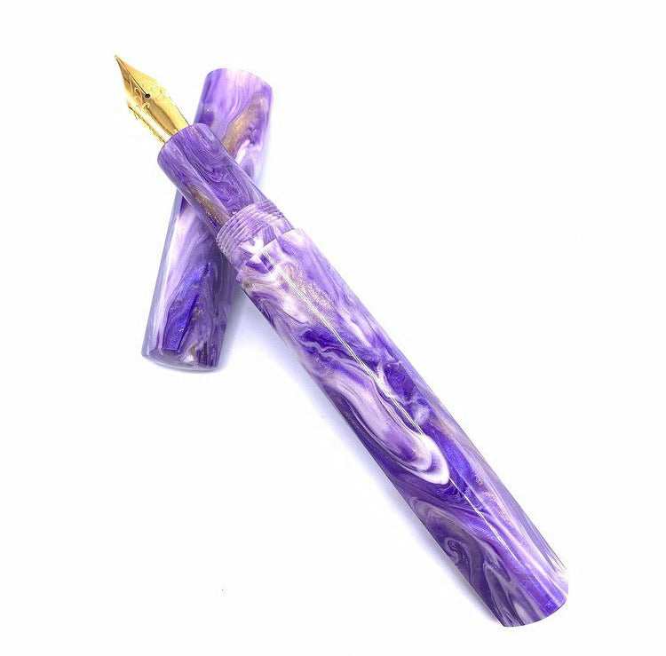 Ultraviolet Waves Custom Fountain Pen