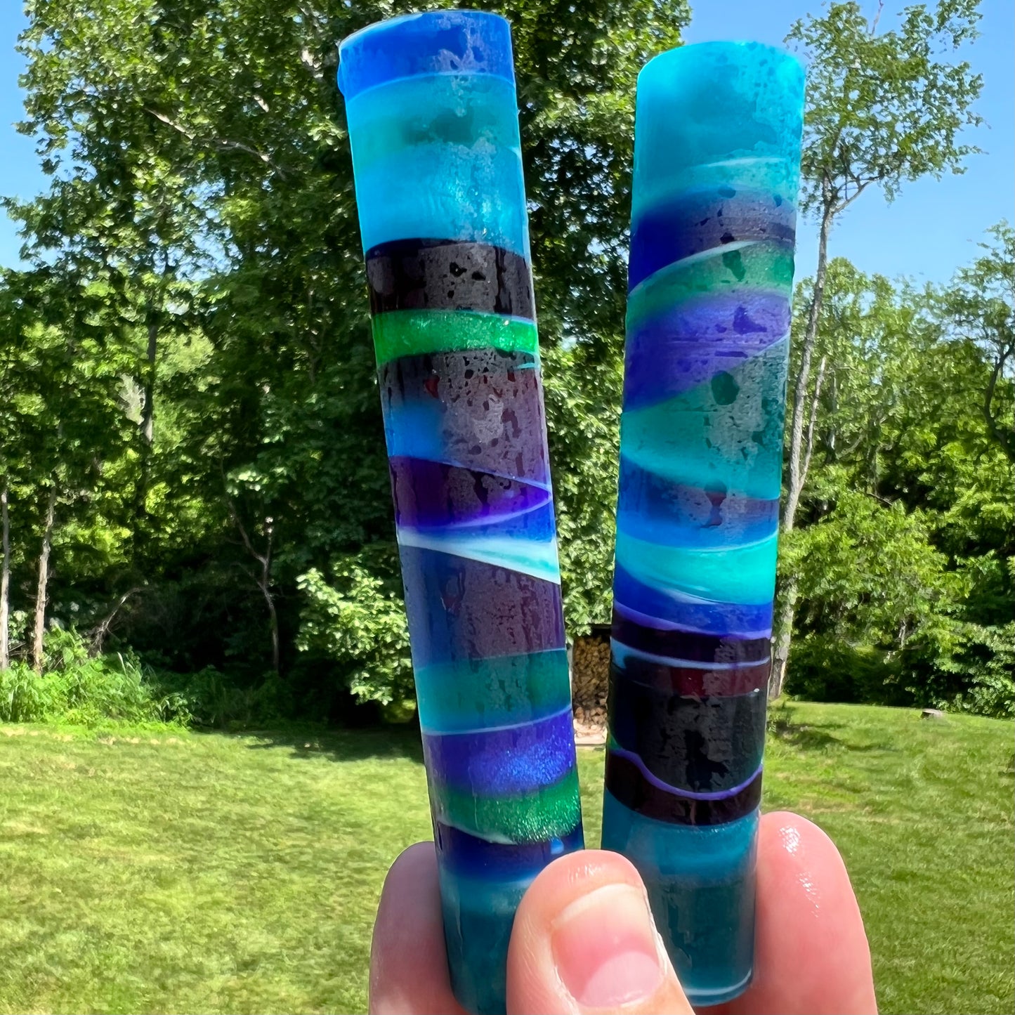 Ocean Painted Sand Custom Fountain Pen