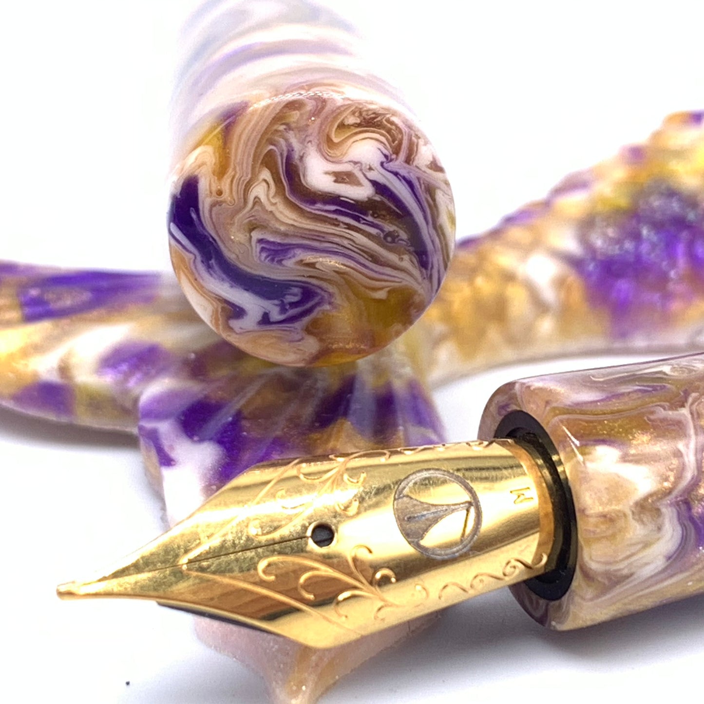 Golden Iris Custom order Fountain Pen