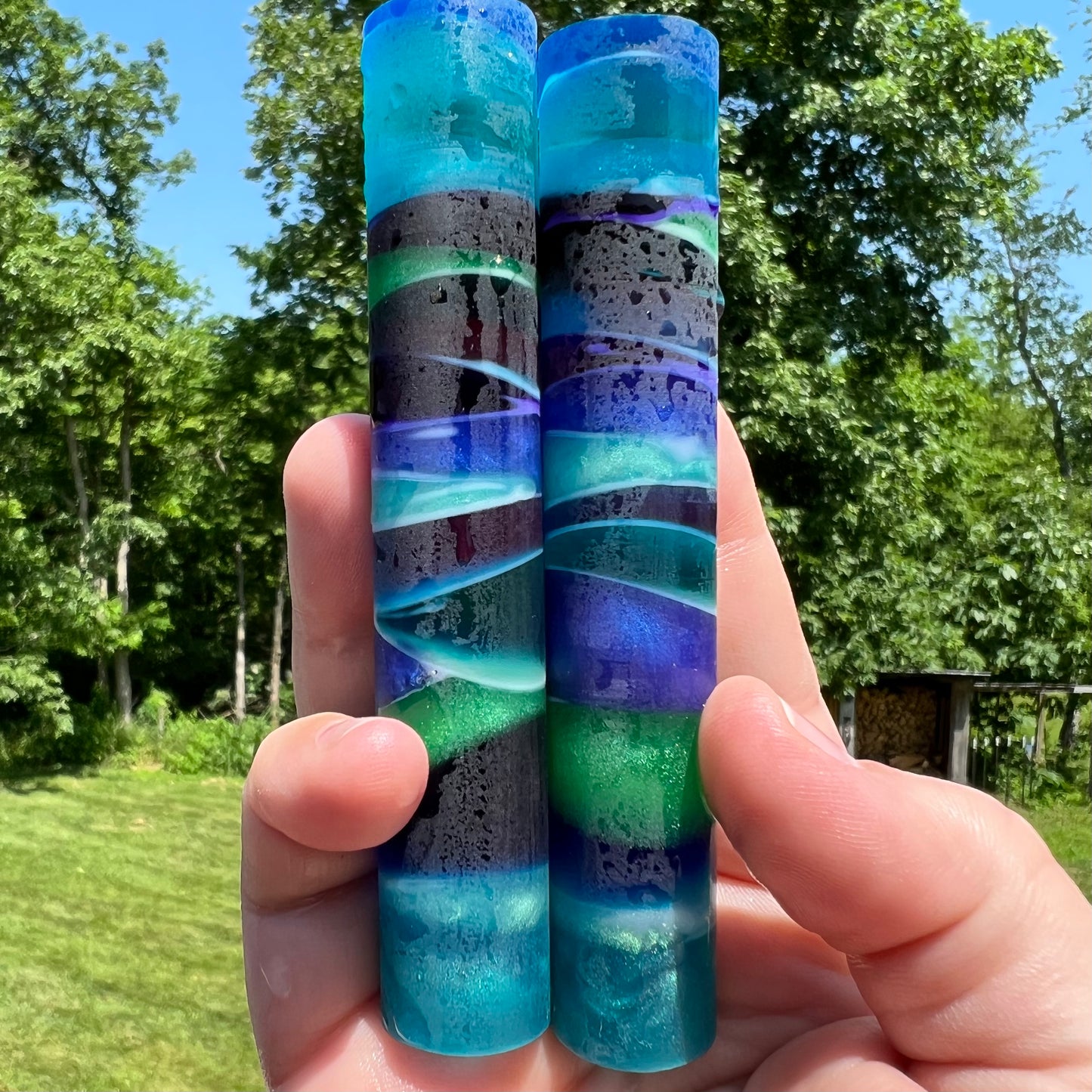 Ocean Painted Sand Custom Fountain Pen