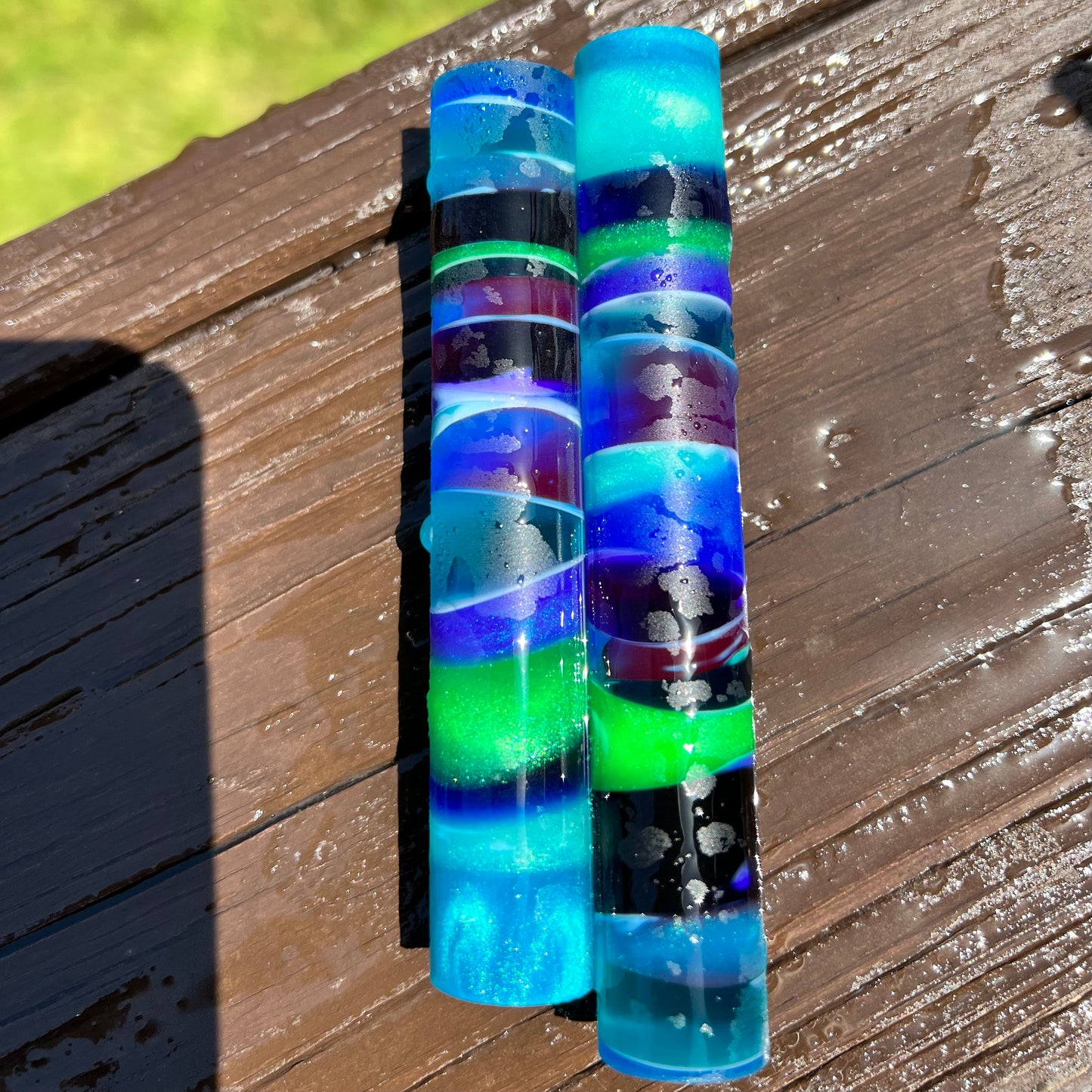 Ocean Painted Sand Custom Fountain Pen