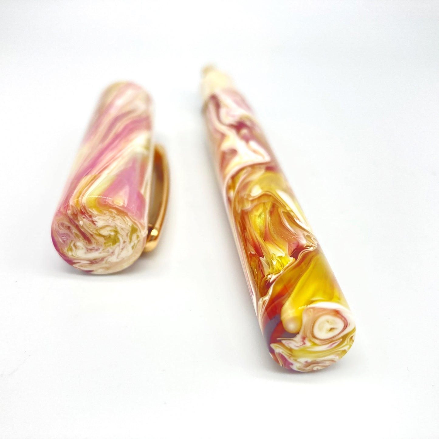 Water Lily Koi Custom Fountain Pen