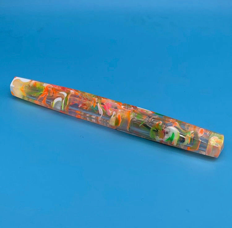 Tropical Sunrise Translucent Demonstrator Custom Pen Order