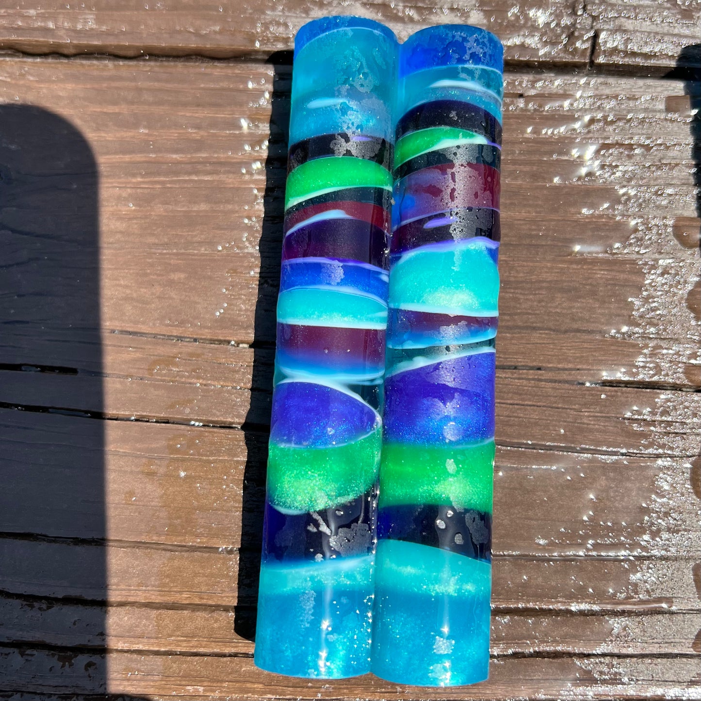 Ocean Painted Sand Custom Fountain Pen