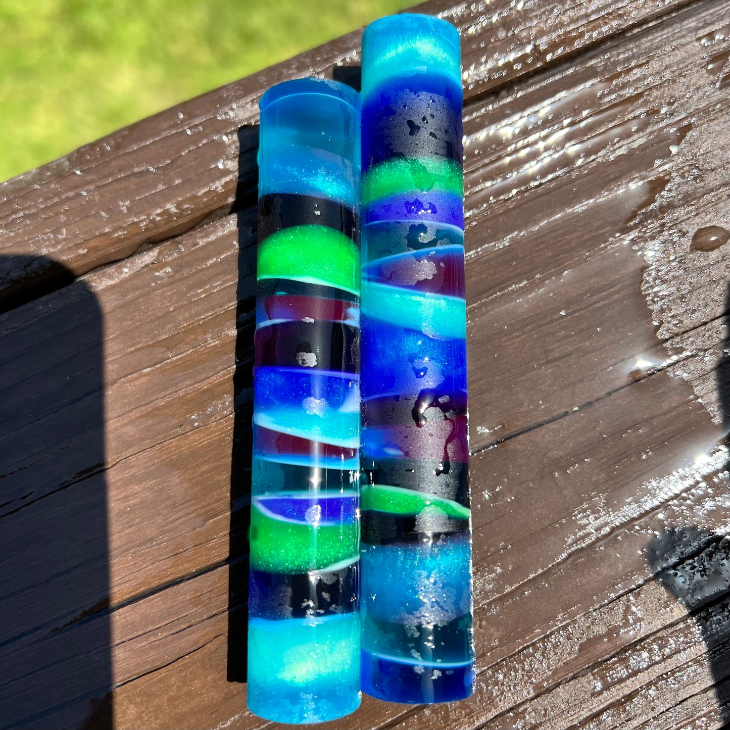 Ocean Painted Sand Custom Fountain Pen