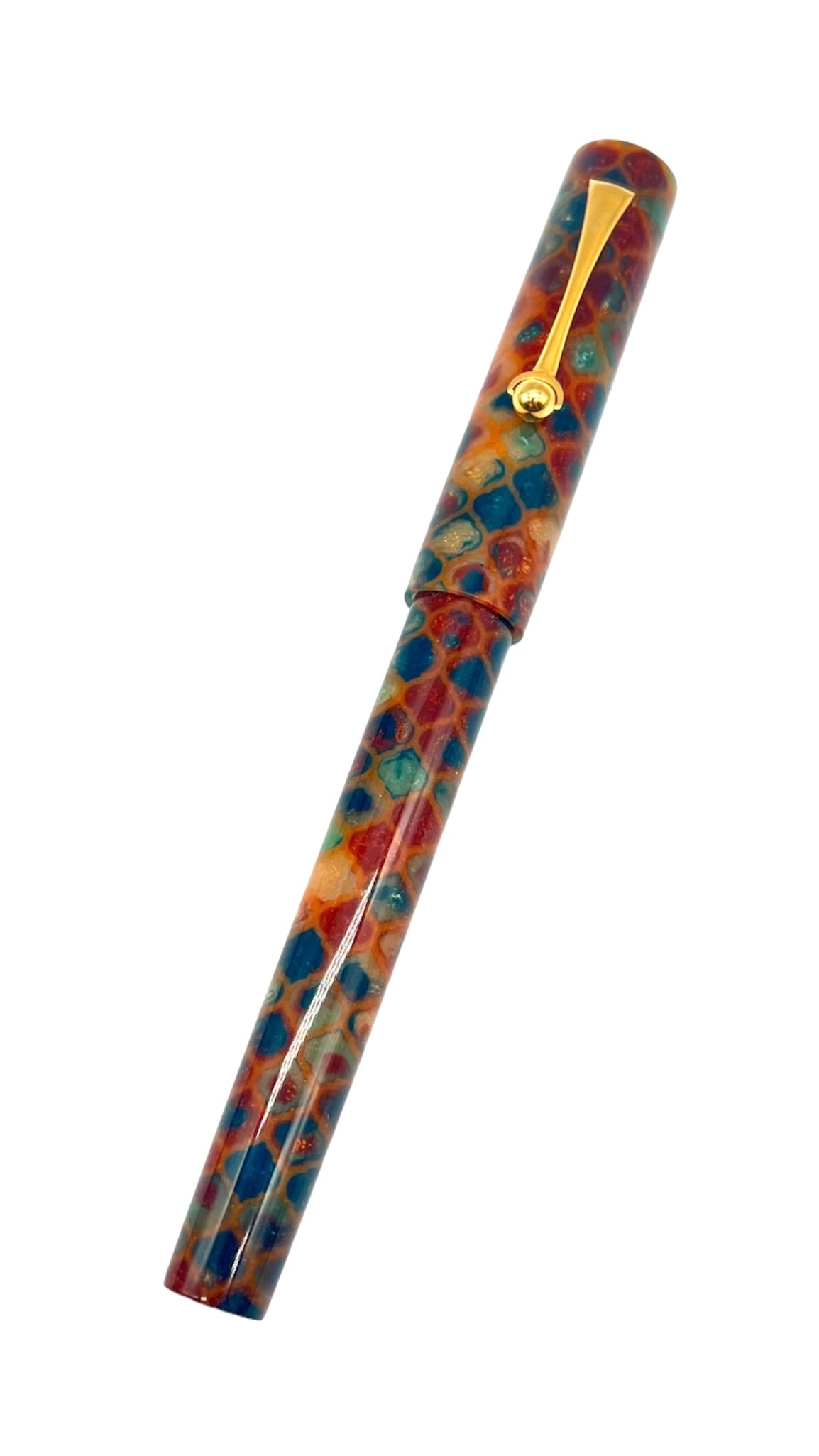 Stained Glass Motif Fountain Pen