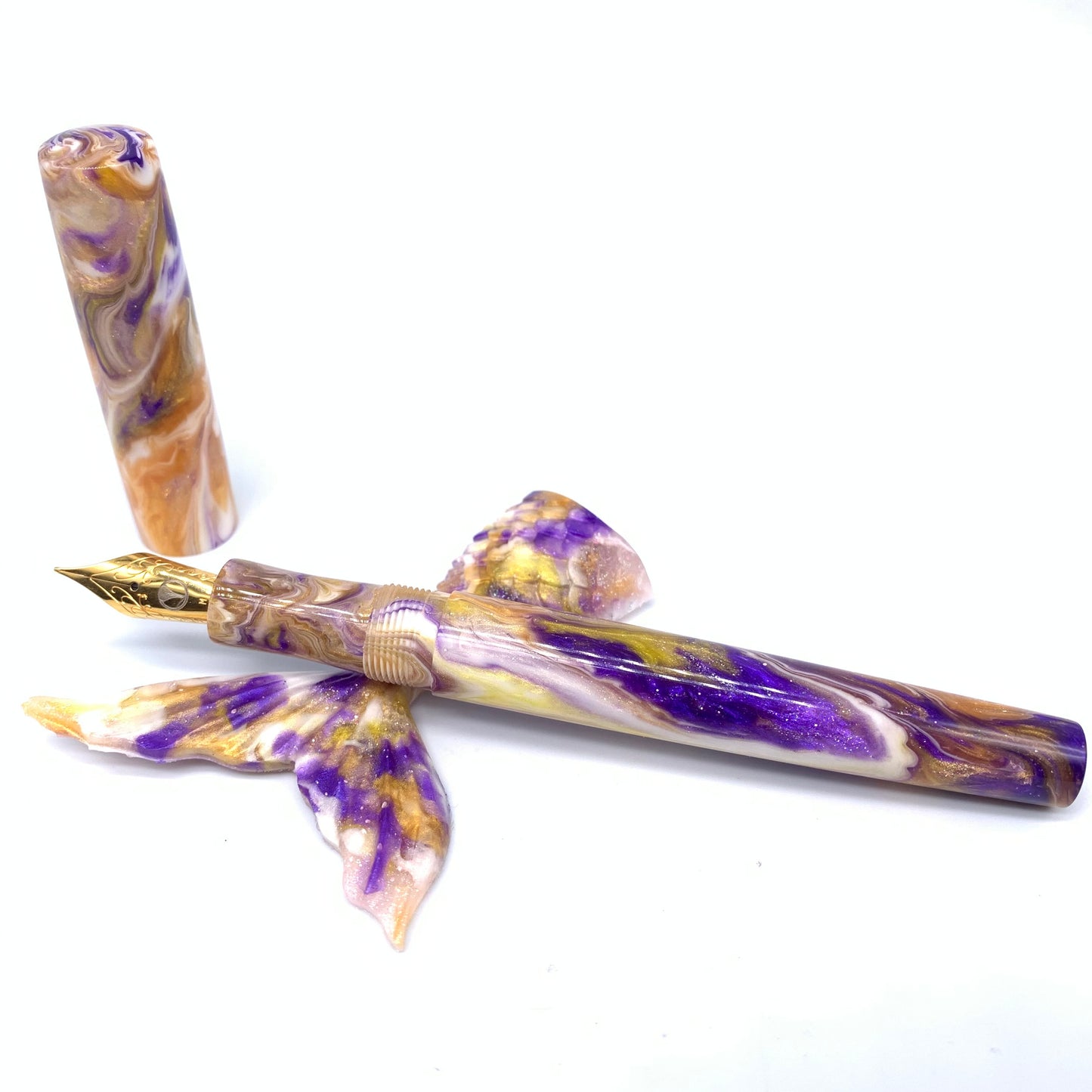 Golden Iris Custom order Fountain Pen