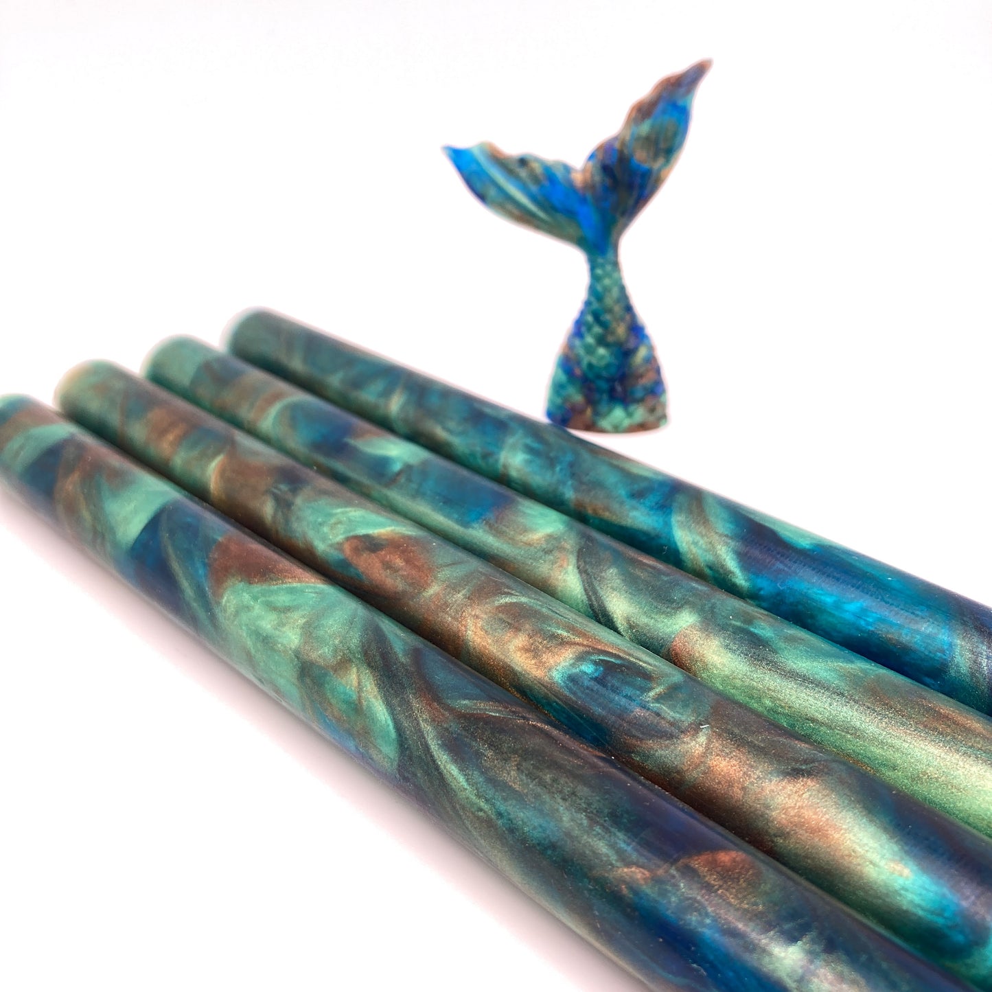Copper Patina Pen Blanks
