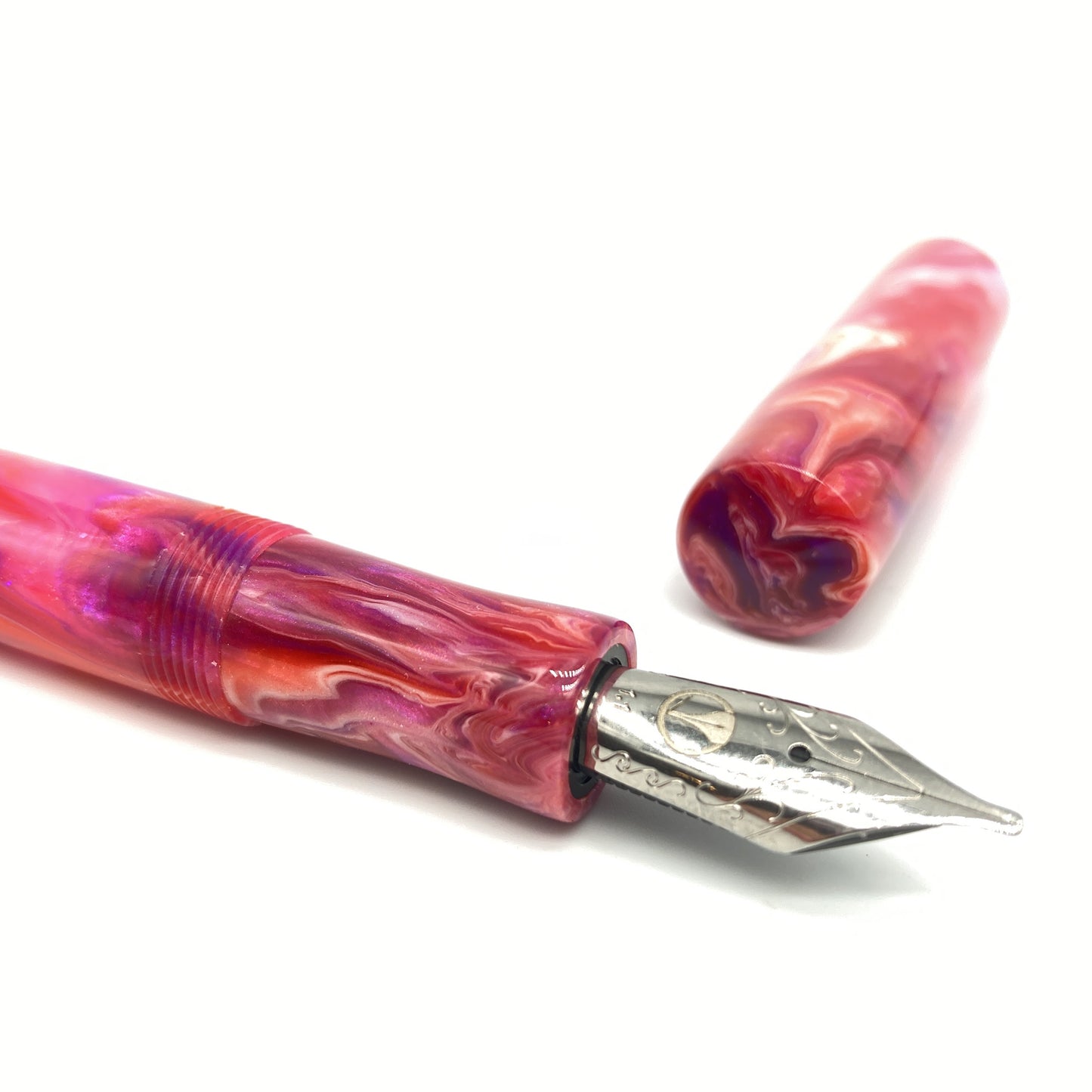 Iridescent Iris Custom order Fountain Pen
