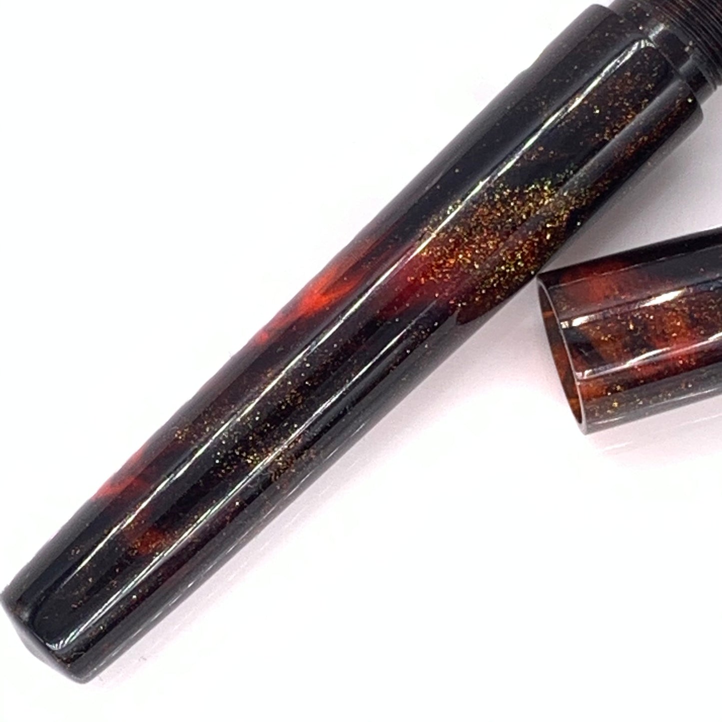 Oregon Chocolate Fire Opal Custom Order Fountain Pen