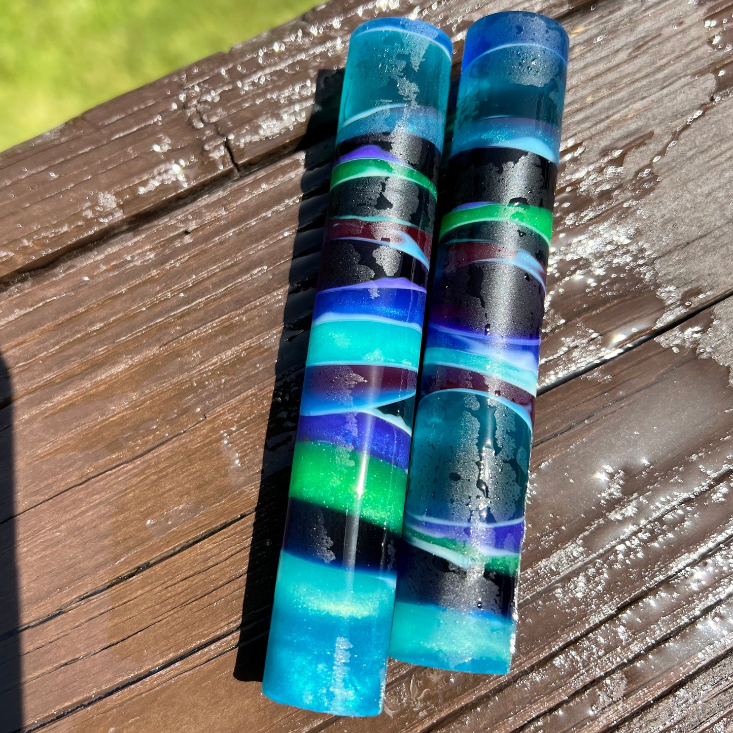 Ocean Painted Sand Custom Fountain Pen