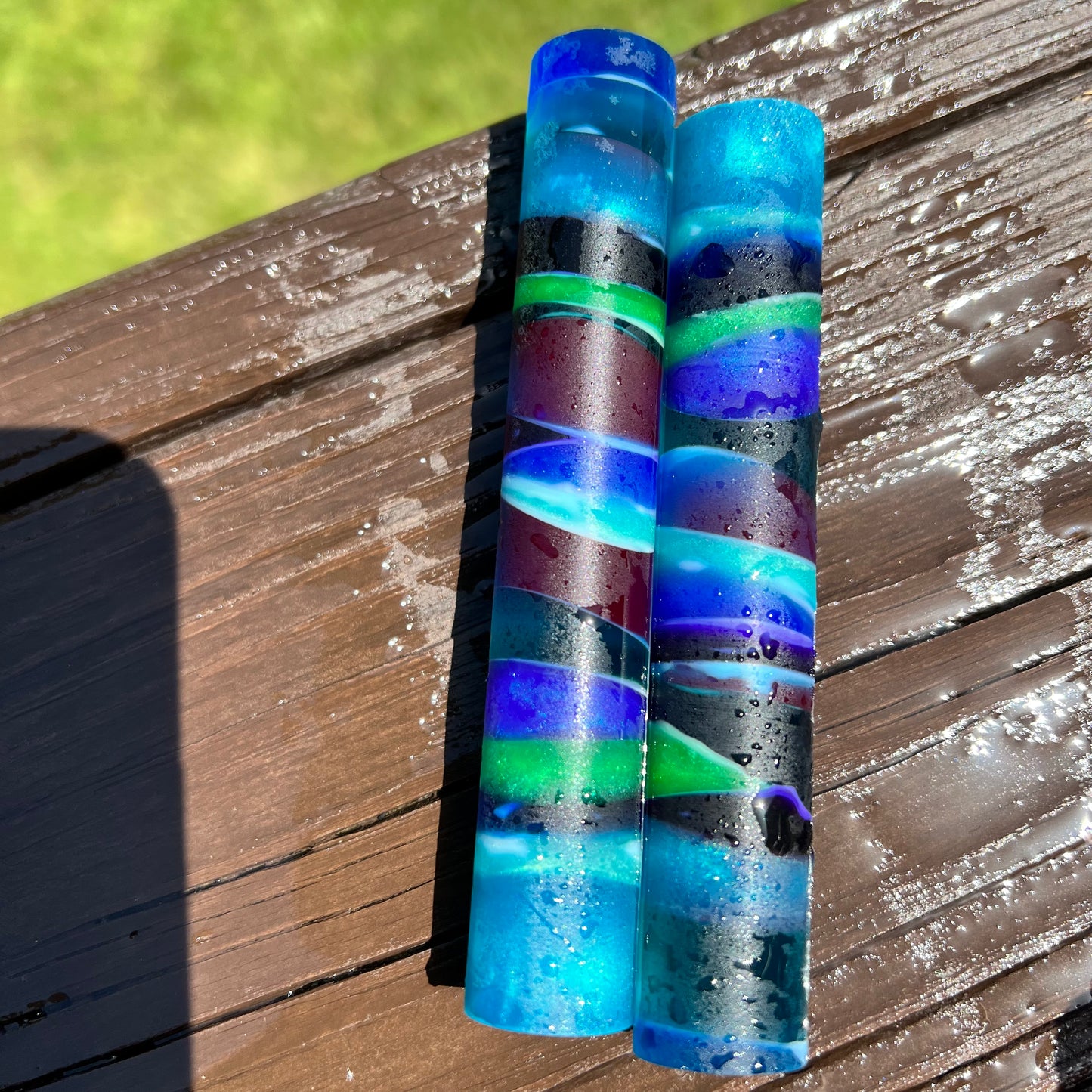 Ocean Painted Sand Custom Fountain Pen
