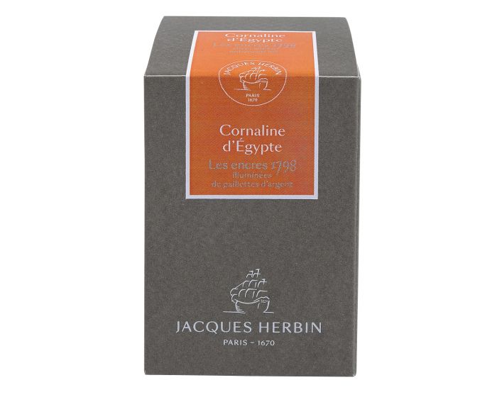 Herbin - 1798 Anniversary Ink with Silver Sheen - Cornaline d'Egypte - 50ml Bottle