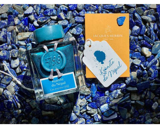 Herbin - 1798 Anniversary Ink with Silver Sheen - Kyanite du Nepal- 50ml Bottle