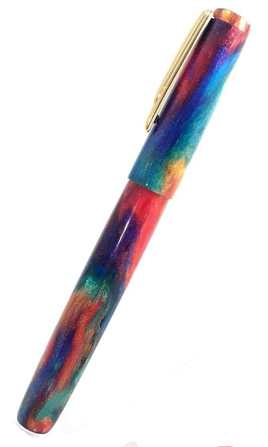Oil Slick DiamondCast Custom Order Fountain Pen
