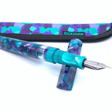 C.S. Azure Plush Pen Sleeve.