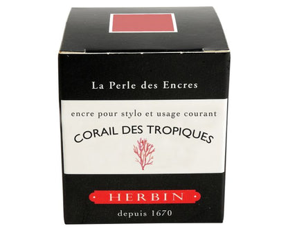 Herbin - Fountain Pen Ink - Corail des Tropiques - 30ml Bottle