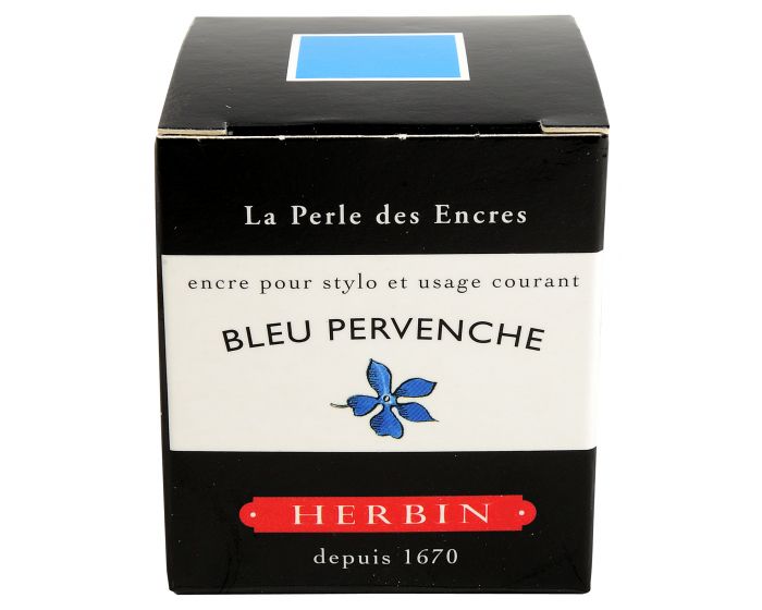 Herbin - Fountain Pen Ink - Bleu Pervenche - 30ml Bottle