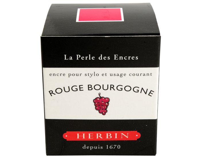 Herbin - Fountain Pen Ink - Rouge Bourgogne - 30ml Bottle