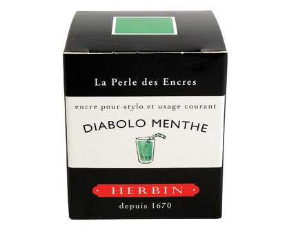 Herbin - Fountain Pen Ink - Diabolo Menthe - 30ml Bottle
