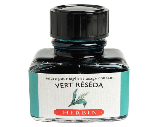 Herbin - Fountain Pen Ink - Vert Reseda - 30ml Bottle