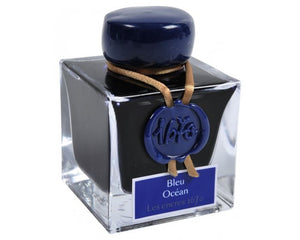 Herbin - 1670 Anniversary Ink with Gold Sheen - Blue Ocean - 50ml Bottle