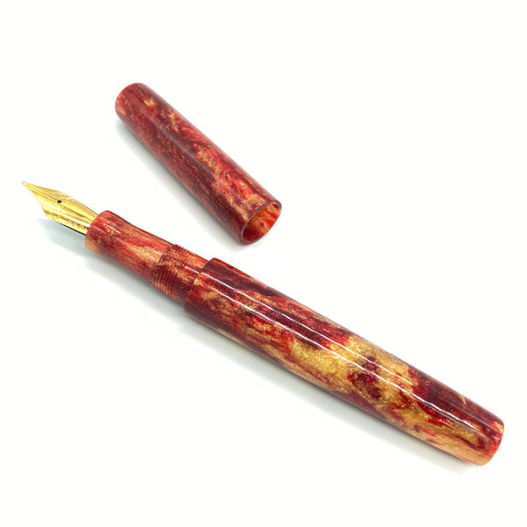 En Fuego Diamond Cast Custom Order Fountain Pen