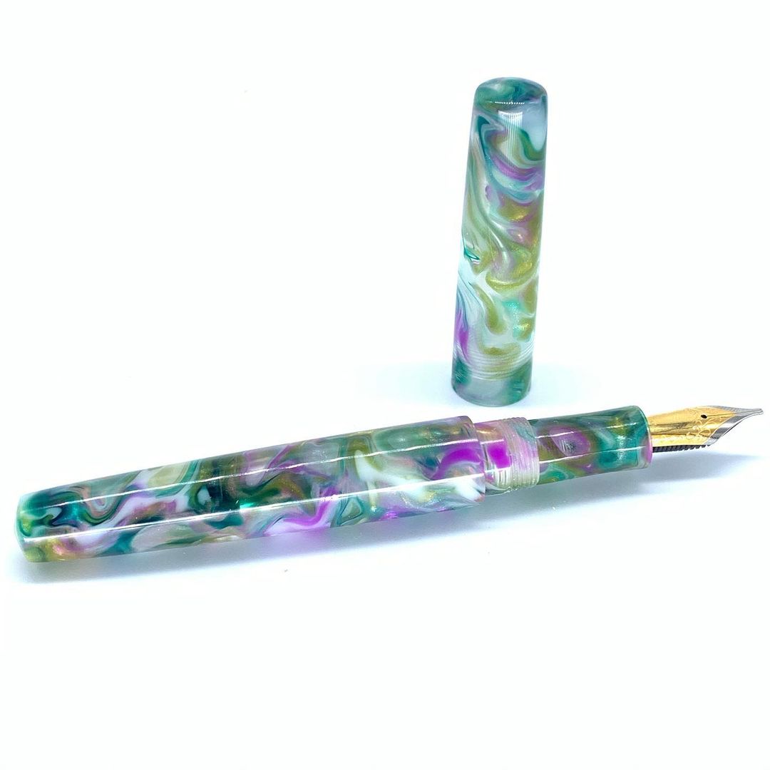 Clear Water Lily Custom Order Fountain Pen