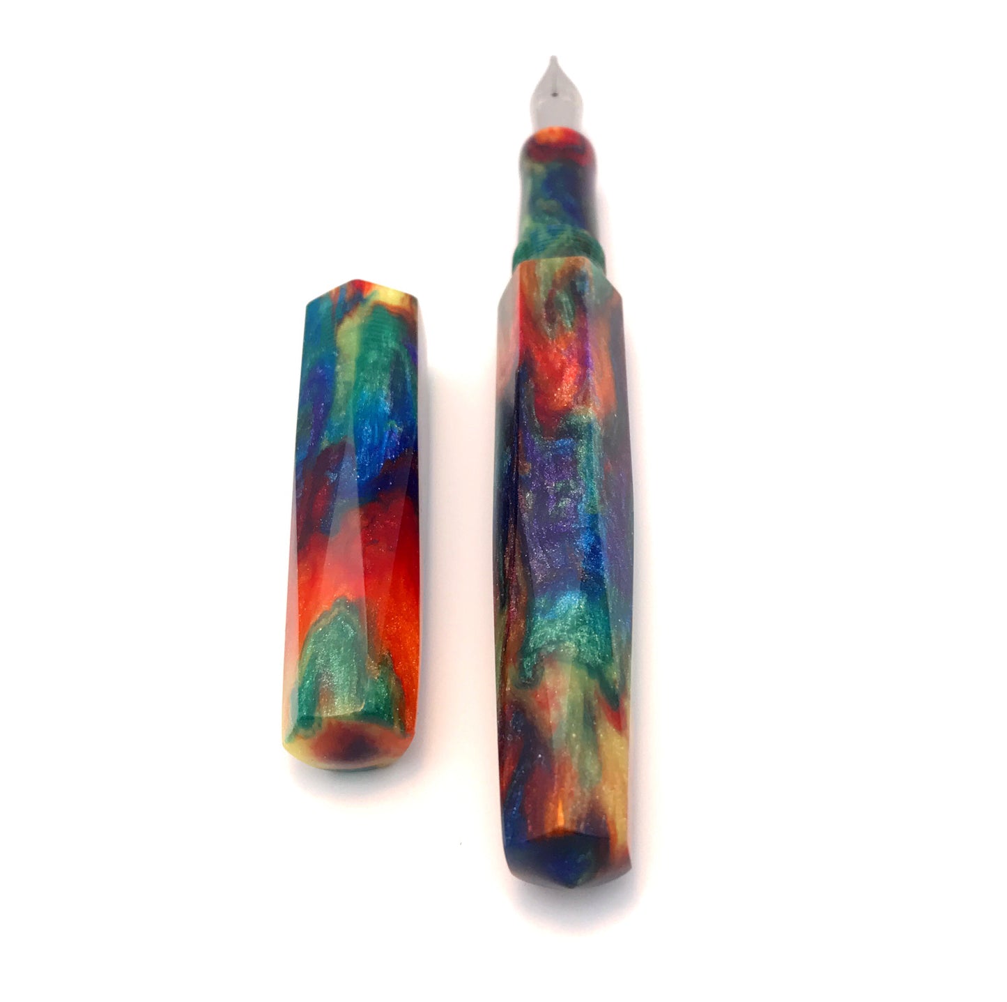 Oil Slick DiamondCast Custom Order Fountain Pen