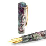 Peacock Translucent Demonstrator Custom Order Fountain Pen