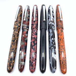 Vintage Italiano cellulose acetate in six different styles.