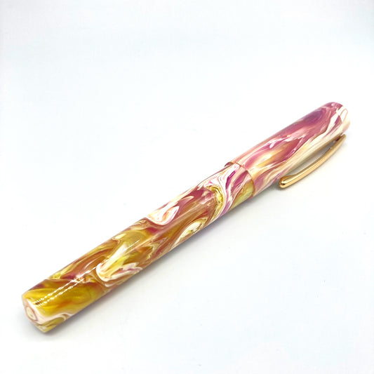 Water Lily Koi Custom Fountain Pen