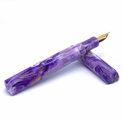 Ultraviolet Waves Custom Fountain Pen
