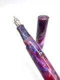 Violet Vortex Custom order Fountain Pen