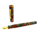 Stained Glass Motif Fountain Pen